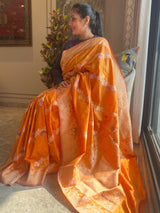 A Tale of Craftsmanship: Mango Yellow Kaduwa Weave Saree