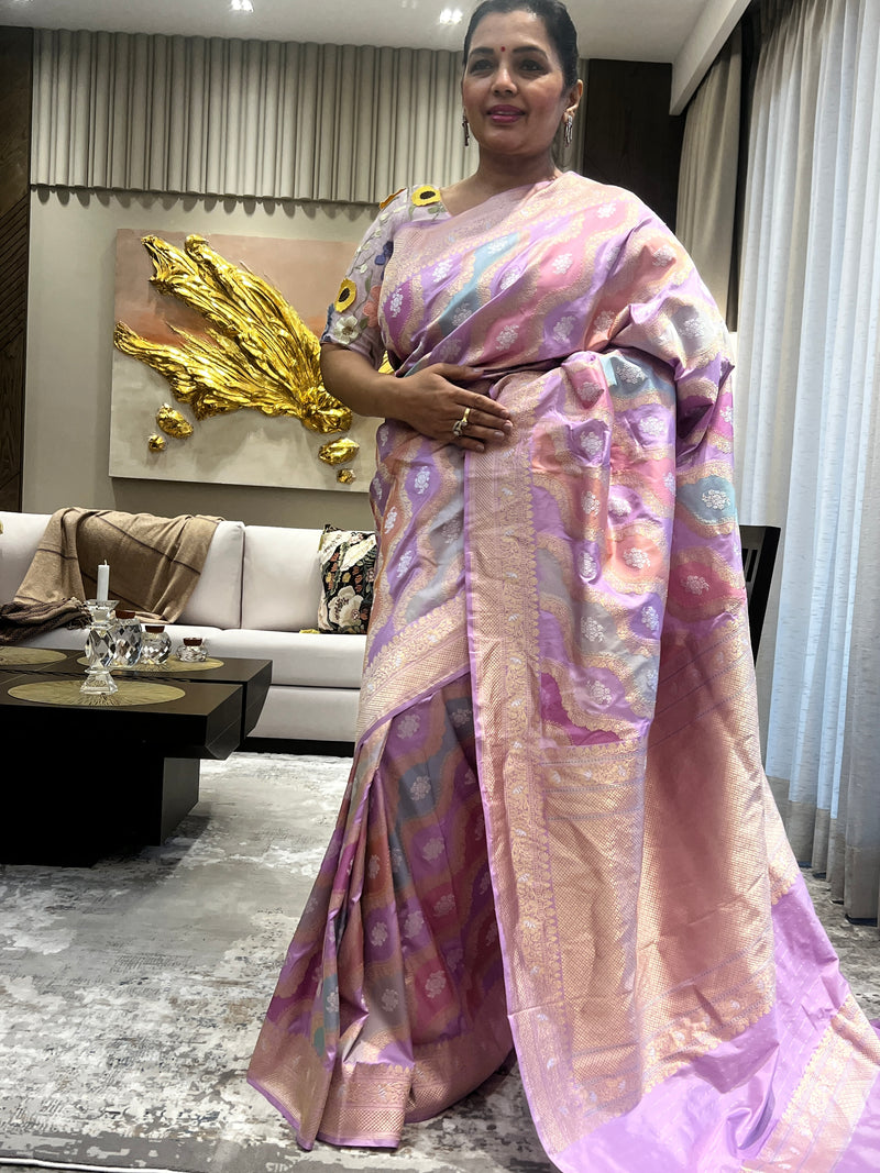 Radiance of Sona Rupa in Pure Katan Silk