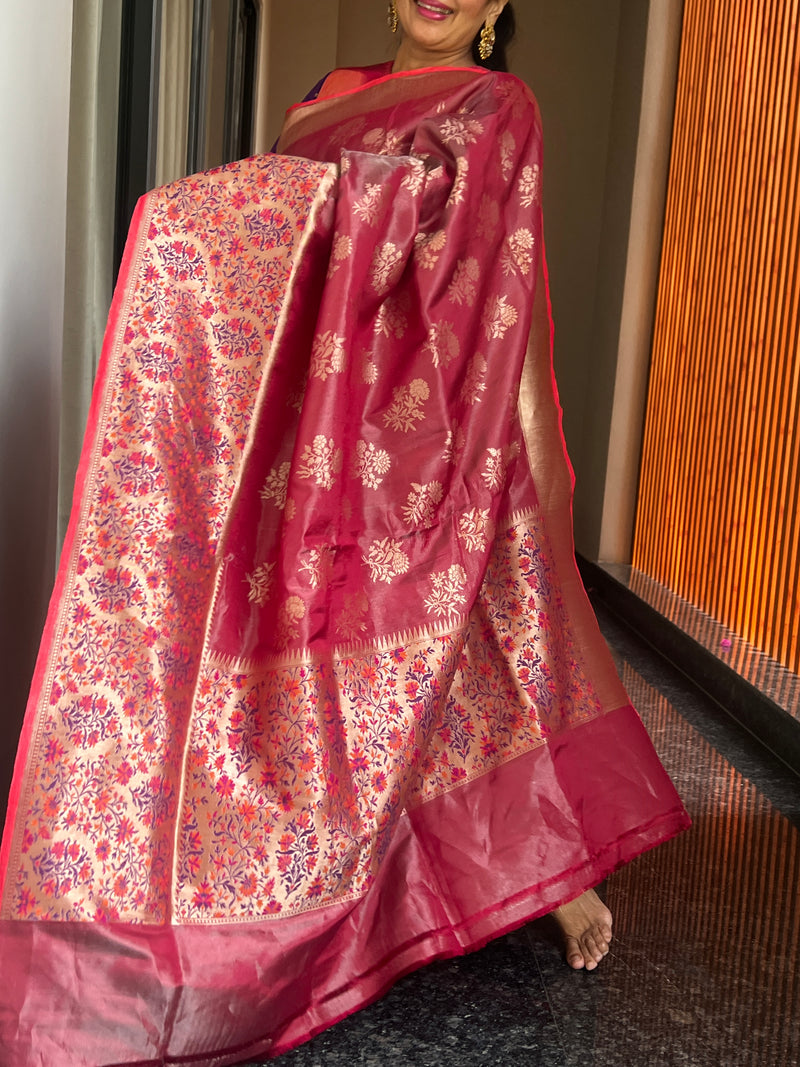 Timeless Splendor in Tissue Ektara Silk