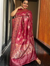 Timeless Splendor in Tissue Ektara Silk