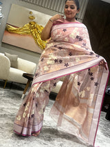 A Subtle Weave in Dusty Pink Kota Doria