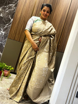 Almond Tones in Katan: A Story Woven in Cutwork Jamdani