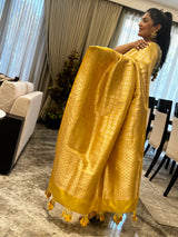 A Silk Brocade Story in Meenakari and Kaduwa Weave