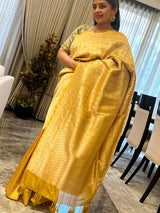 A Silk Brocade Story in Meenakari and Kaduwa Weave