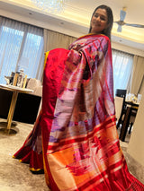 A Saree Beyond Compare: Mushroo Katan Silk with Kaduwa Weave