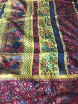 Florescent Kani Saree - Kashmir Collection - sohum sutras