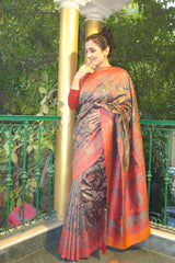 Pashmina Silk Kani Saree - Kashmir Collection - sohum sutras