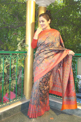 Pashmina Silk Kani Saree - Kashmir Collection - sohum sutras
