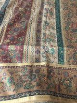 Rich Gold Kani Saree - Kashmir Collection - sohum sutras