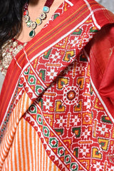 Leheriya Patan Patola with blouse