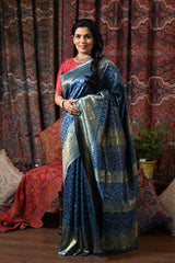 gorgeous pallu and fall of the saree