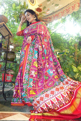 9 Figure Patan Patola saree