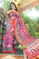 9 Figure Patan Patola saree