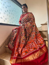 double ikat patan patola saree