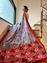 double ikat patan patola saree