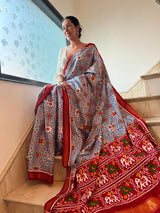 double ikat patan patola saree